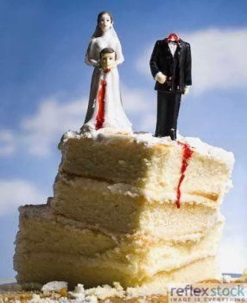 Increibles tortas para festejar un divorcio 