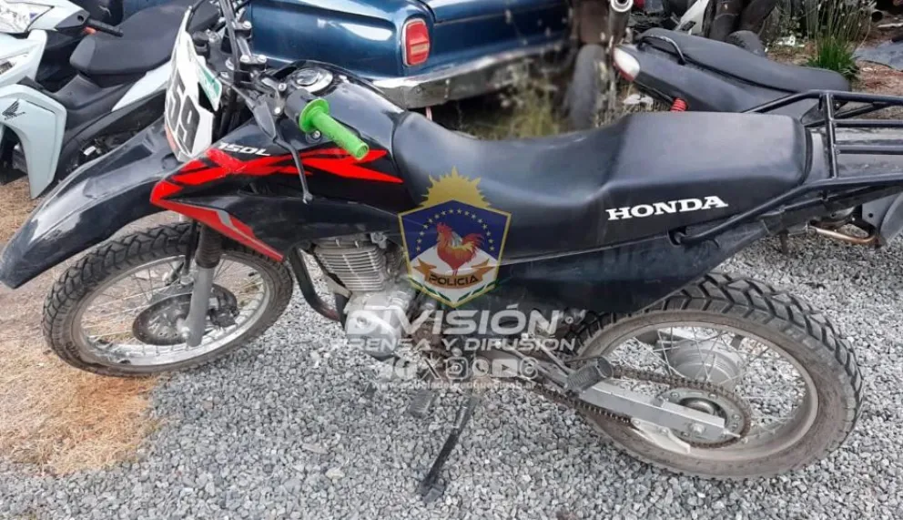 Recuperan moto con pedido de secuestro