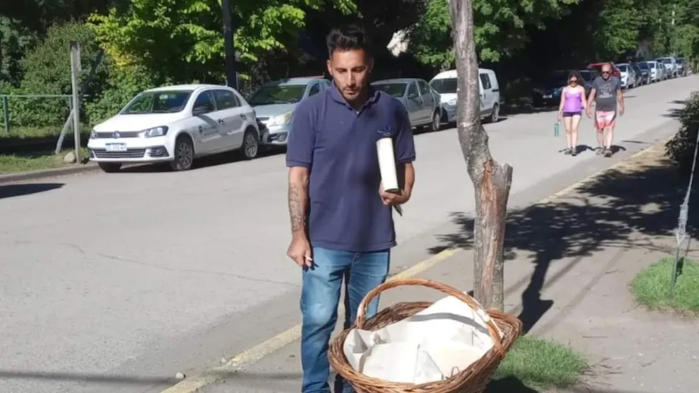 Vendia churros y en un control, le decomisaron toda su mercadería 
