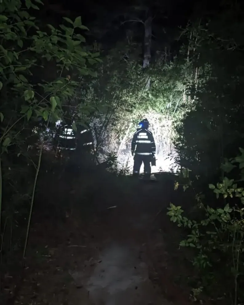 Bomberos e incendios Forestales contuvieron 3 focos de incendio  intencional en la Reserva Selva Triste