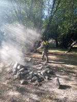 Pese al riesgo y los incendios, Guardaparques deben apagar fogones en sitios prohibidos