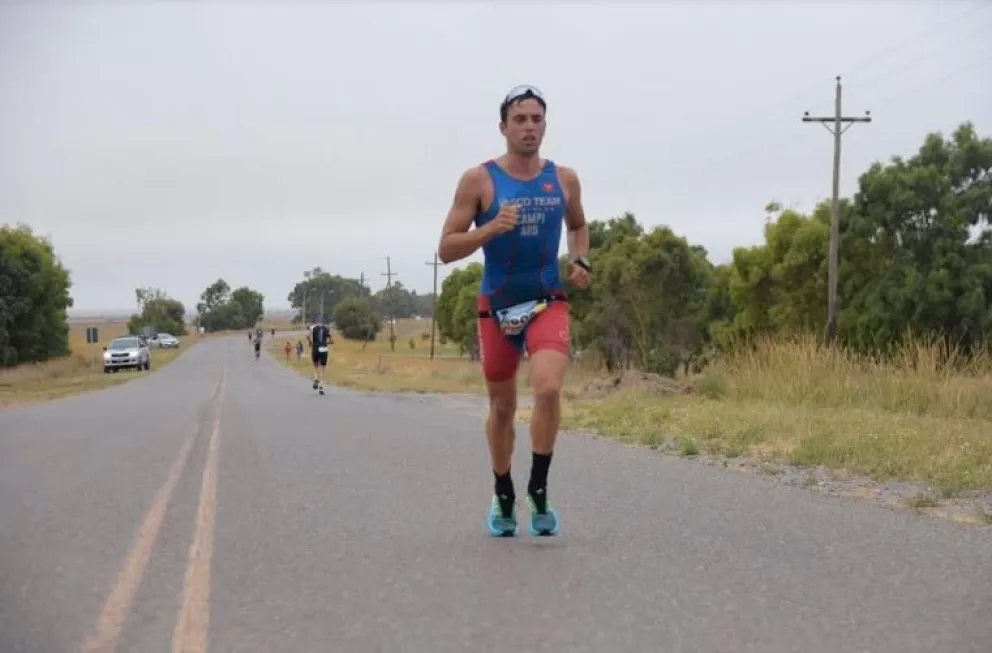 Destacable actuación de Matias Campi en el Tria "Camino de la Costa"