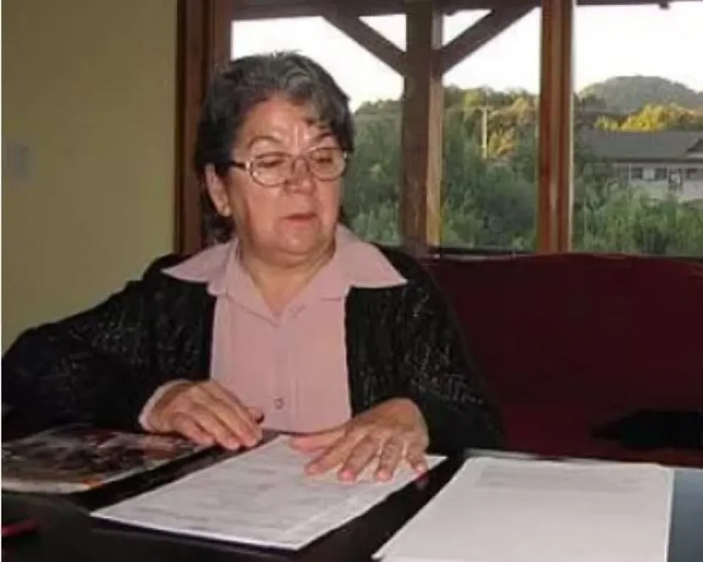 Dolor por el fallecimiento de Isolina Homann de Antriao