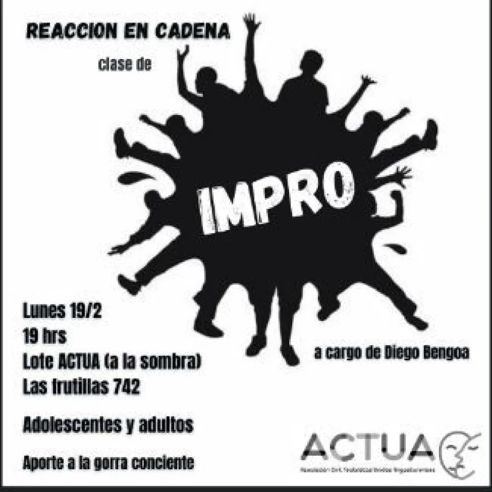 ACTUA invita a un match de improvisación actoral