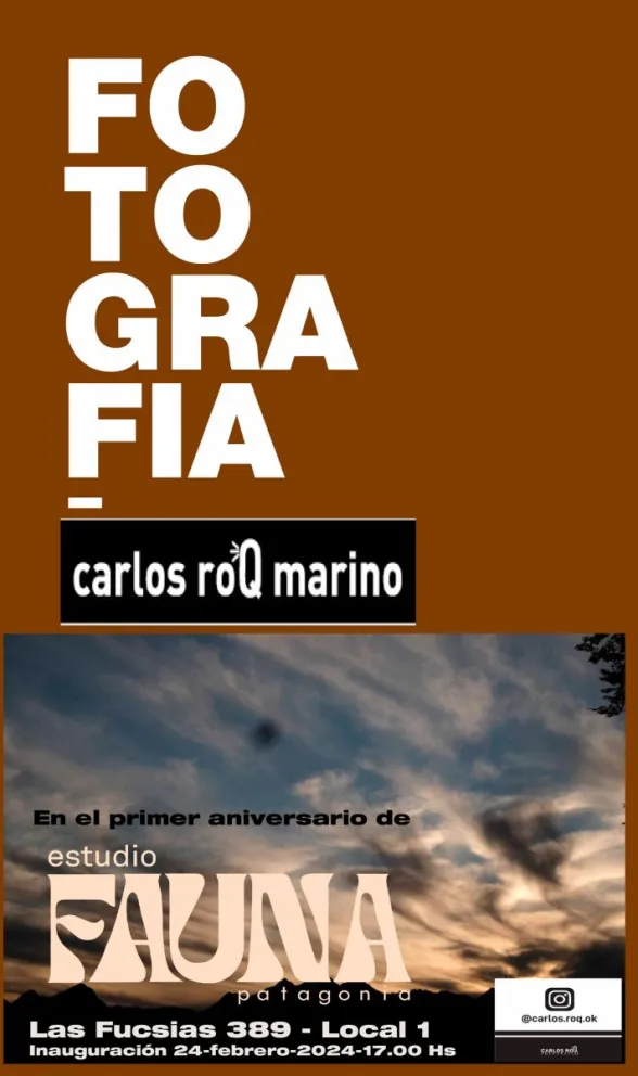 Roque Marino expone su arte fotográfico en Fauna