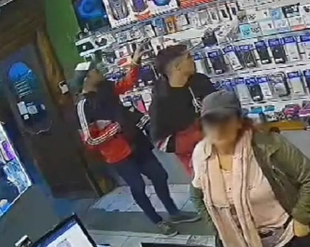 Inseguridad:  Robaron en un local, quedaron filmados y a los minutos los atrapó la policía ( Ver video) 