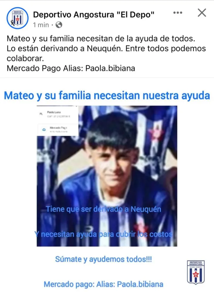 URGENTE: Se complicó el estado de salud del chico apuñalado y lo derivan en vuelo sanitario a Neuquén