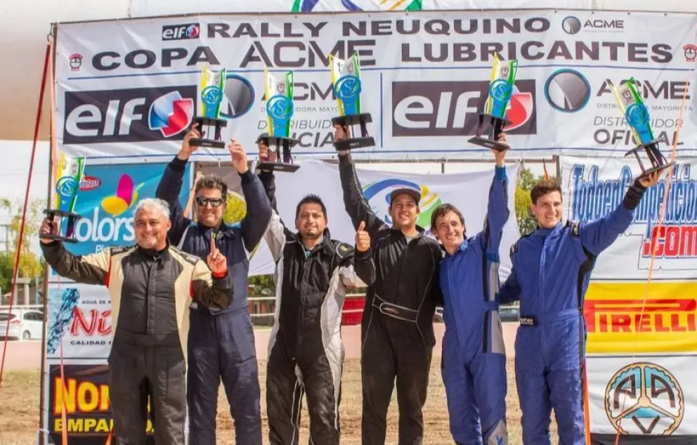 Gran presentación de Leandro Martinez en la primera fecha del Rally Neuquino