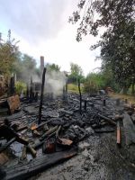 Un incendio destruyó por completo una casa en Lomas del Correntoso