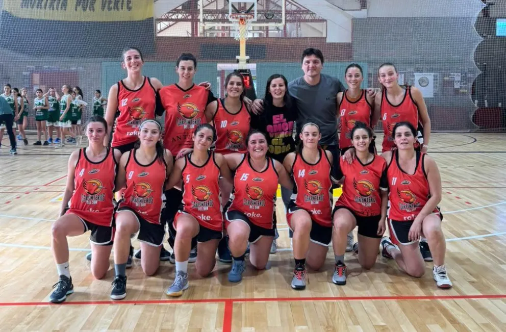Destacable presentación del básquet de Carpinteros del Sur en mayores femenino y juveniles