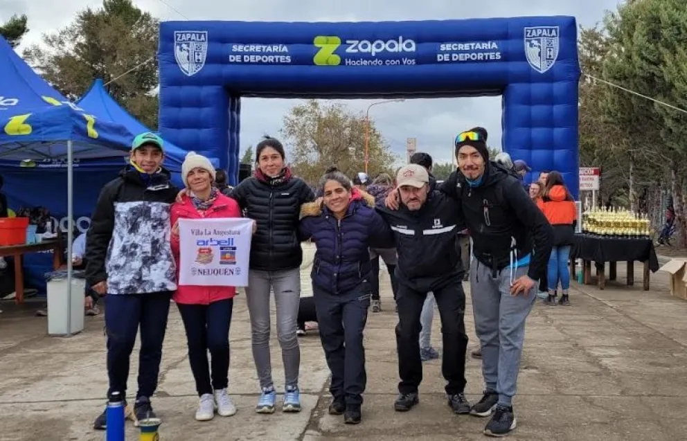 Destacada labor de atletas locales en el trail "Portal del Pehuén" de Zapala