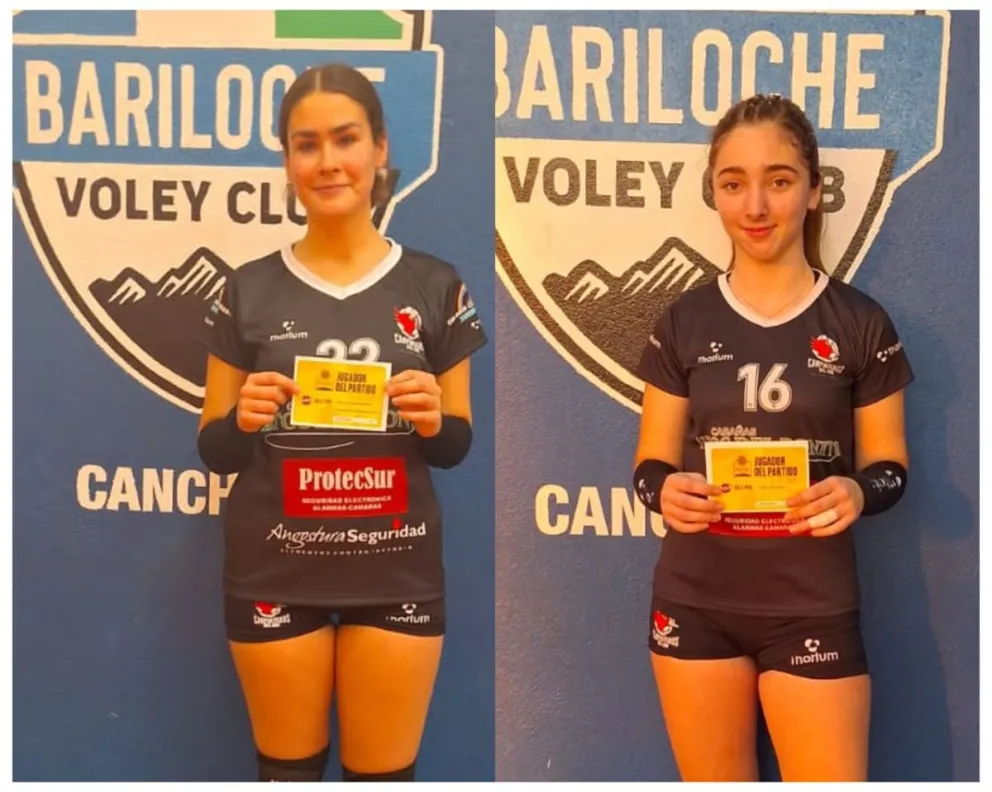 Las chicas de la primera y juveniles del voley de Carpinteros del Sur se presentaron en una fecha más de la liga
