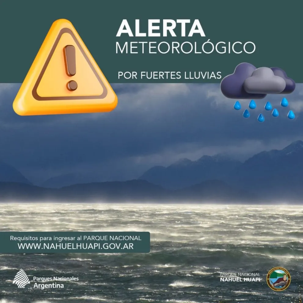 Rige un Alerta meteorológico por lluvia para mañana  martes