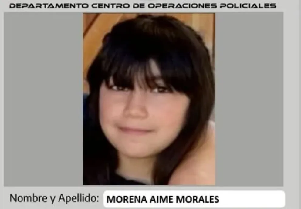 Desapareció una niña de 12 años y piden colaboración para ubicarla
