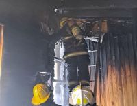 Un incendio provocó daños en una vivienda de Puerto Manzano