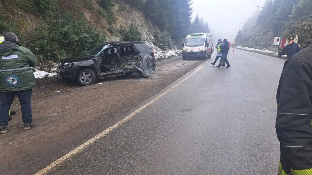 Un herido grave en un accidente en el acceso al barrio Las Balsas