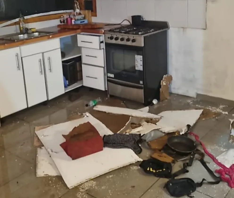 INSEGURIDAD: Desvalijaron y provocaron serios destrozos en una cabaña ( VIDEO)