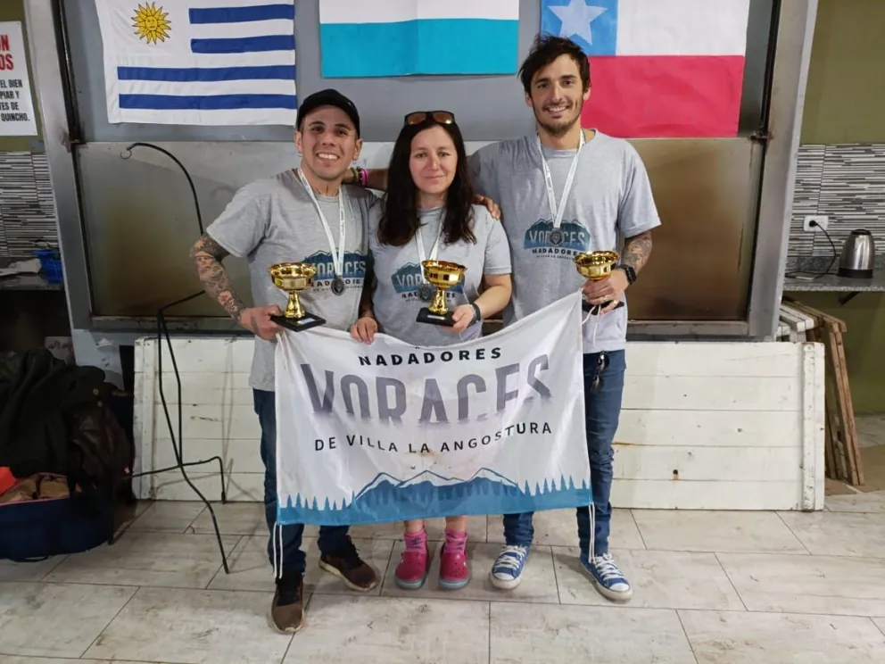 Gran actuación con podio incluido de nadadores locales en el Sudamericano de aguas frías de Concordia