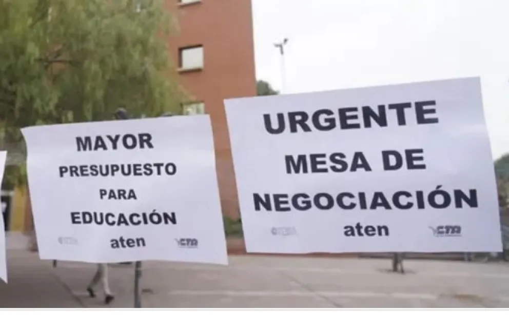 ATEN intensifica su plan de lucha contra el incentivo por presentismo: paro y manifestación en Neuquén
