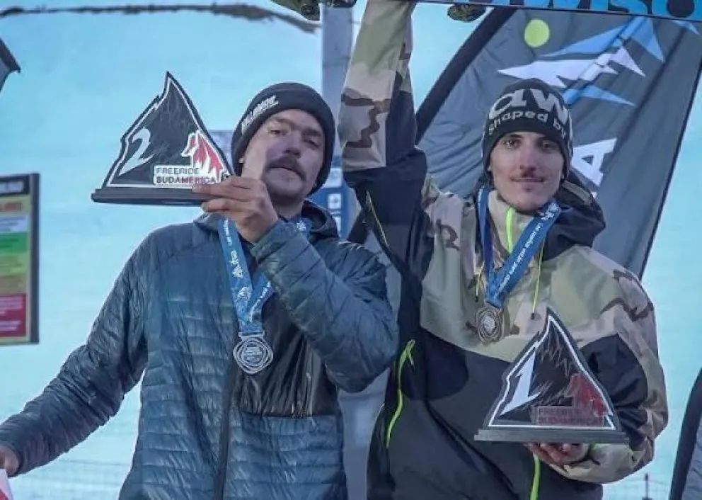 Dante Ginaca se coronó Bicampeón Sudamericano de freeride