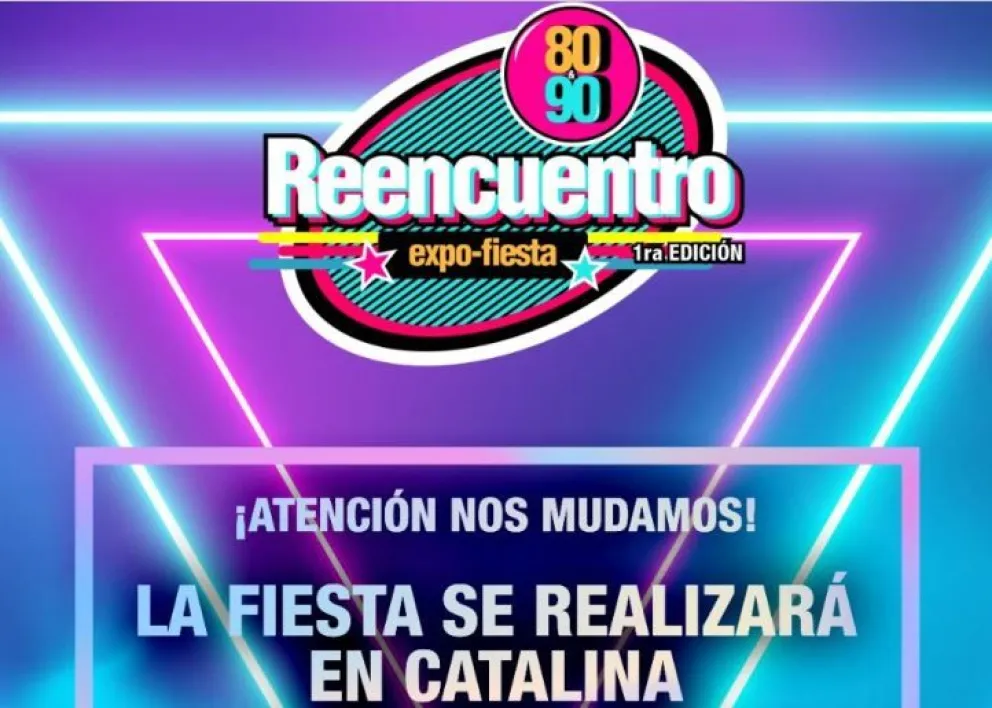  Expo-Fiesta Reencuentro 80&90: novedades y cambio de lugar para el evento con el DJ Deró. 