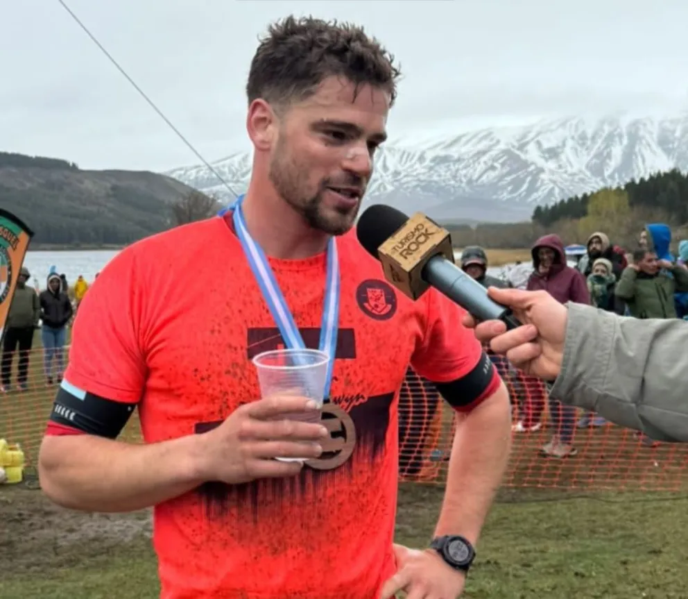 Santi González el sr. de los tetratlón, ahora, ganador del tetra de Esquel