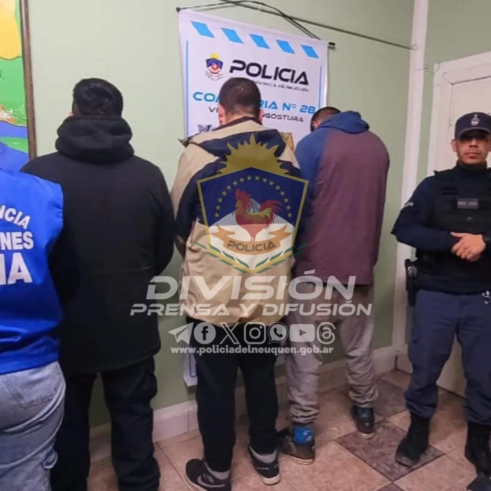 Policía dio más detalles sobre la detención de los tres autores de los robos