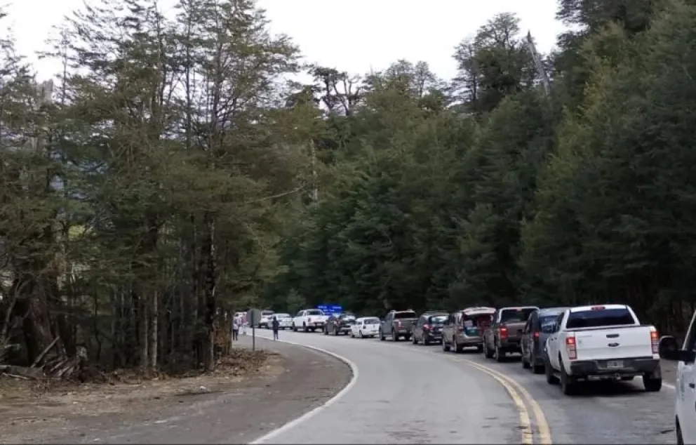 Demoras en el Paso Cardenal Samoré por el fin de semana largo