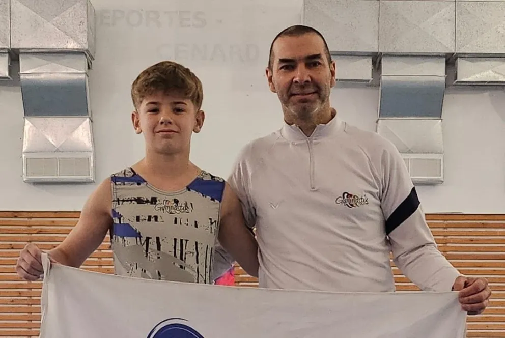 Felipe Bruni, joven promesa de la gimnasia artística, busca colaboración para su primer Sudamericano