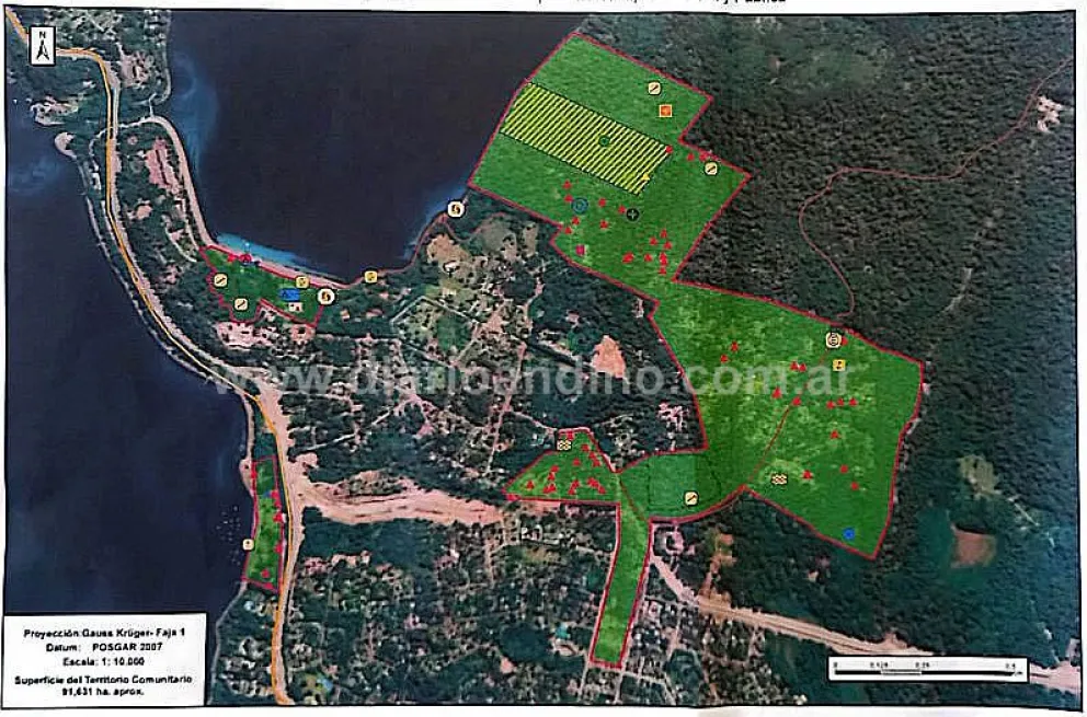 Mapuches: apareció un mapa de las tierras alcanzadas por el Relevamiento Territorial y hay dudas sobre su veracidad