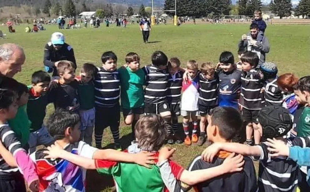 Las infantiles del rugby de Coihues tendrán su encuentro en el Andrés Martin
