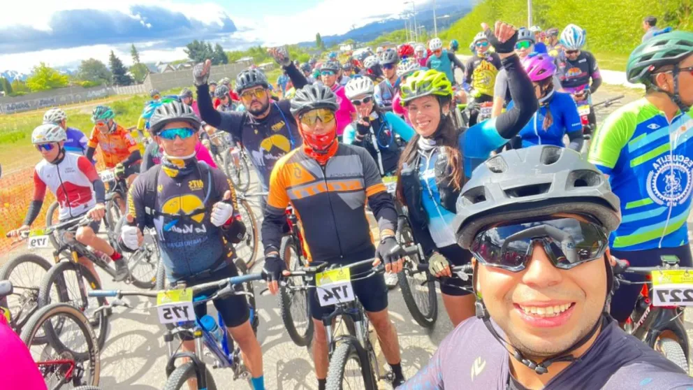 El ciclismo local fue parte de "La vuelta al Nahuelpan" de Esquel