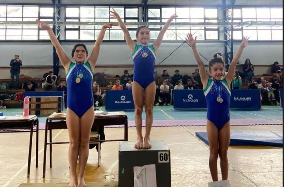 La gimnasia artística tuvo su encuentro en el gimnasio "Chichi" Irizar