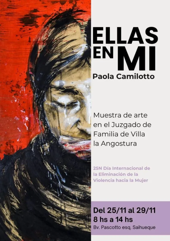 Invitan a una muestra de pintura por "Día Internacional de eliminación de la violencia hacia las mujeres"              