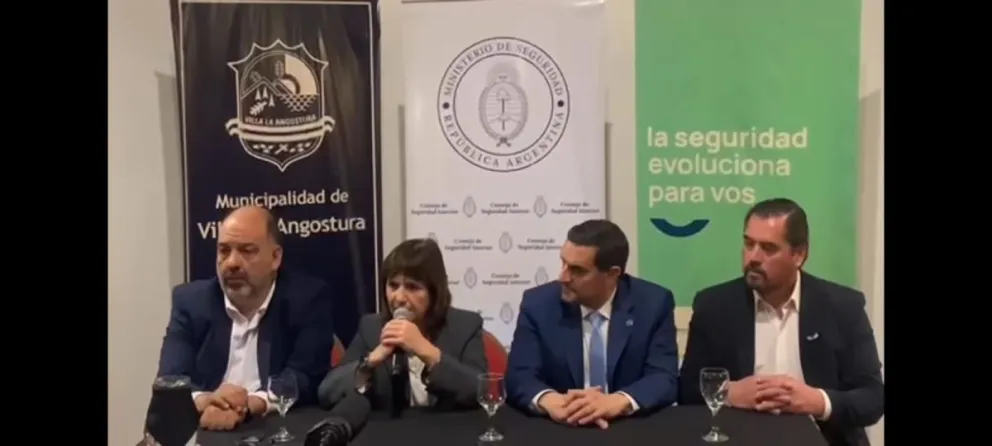 Bullrich aseguró que la ley 26.160 que prohibe los desalojos mapuches, "se termina" ( video) 
