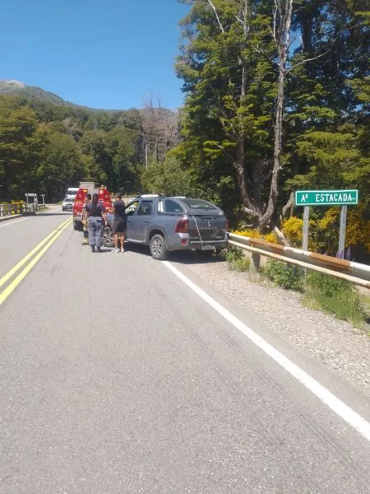 Ruta 40: un accidente en la zona de   deja solo daños materiales