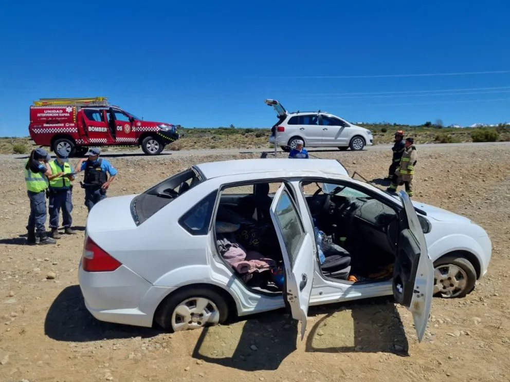 Autovuelco en Ruta 40 dejó un persona herida: es el quinto accidente en cuatro días