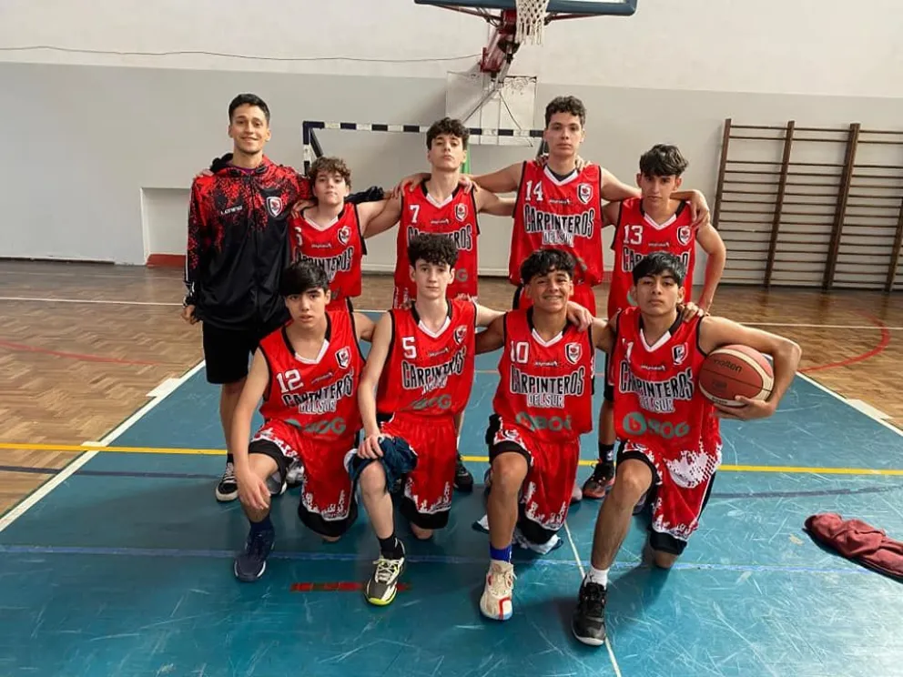 Carpinteros del Sur  se coronó tercero en las finales de los Juegos Provinciales de basquet