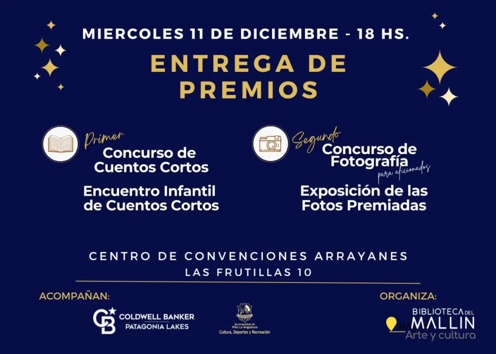Invitan a la entrega de premios del Concurso de Fotografía y de Cuentos Cortos