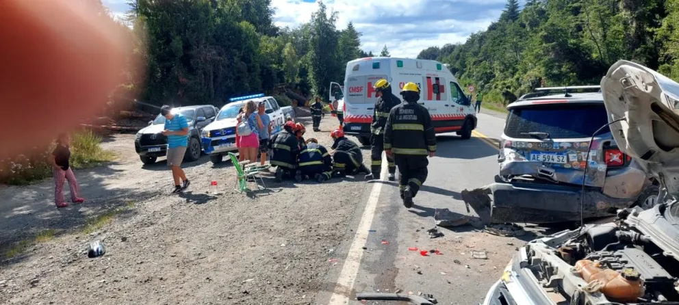 Una mujer resultó herida de consideración en un triple choque en Muelle de Piedra