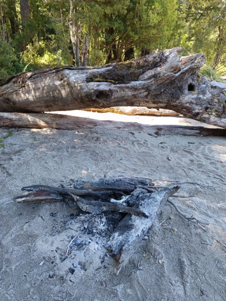 Alerta por fogones en el sendero a Laguna Totoral y Aruncohué
