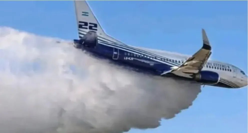 El Boeing 737 tuvo su primera jornada de trabajo en Junín