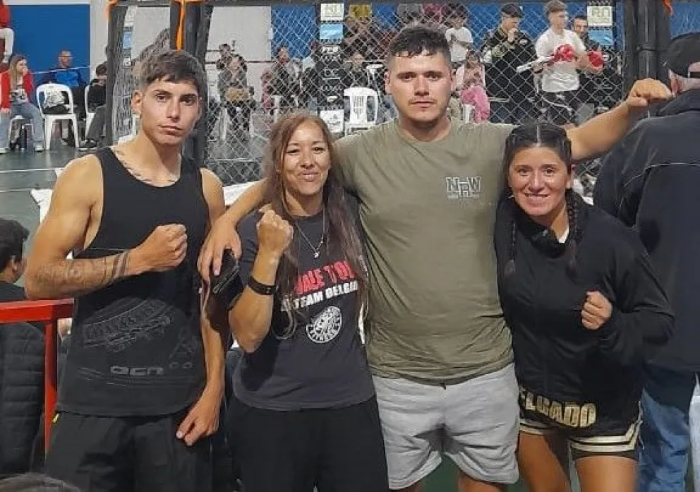 Team Delgado brilló en Dina Huapi Combat y apuesta a un evento en nuestra localidad