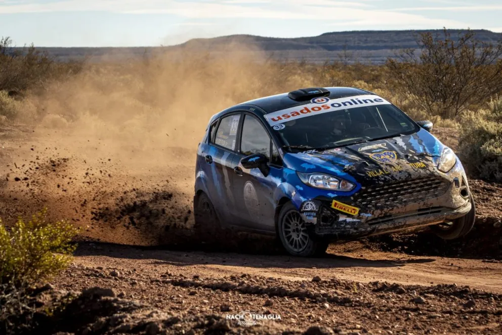 Tras el subcampeonato en la temporada 2024, Martinez debuta en el Rally Neuquino en una nueva categoría