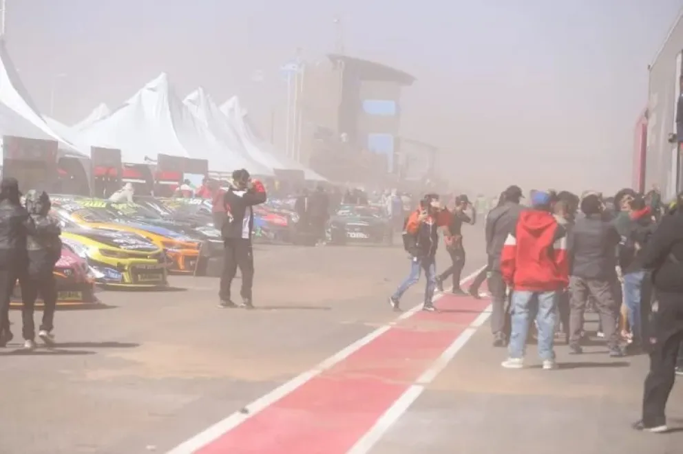 El viento de Centenario provocó la suspensión de la final del TC