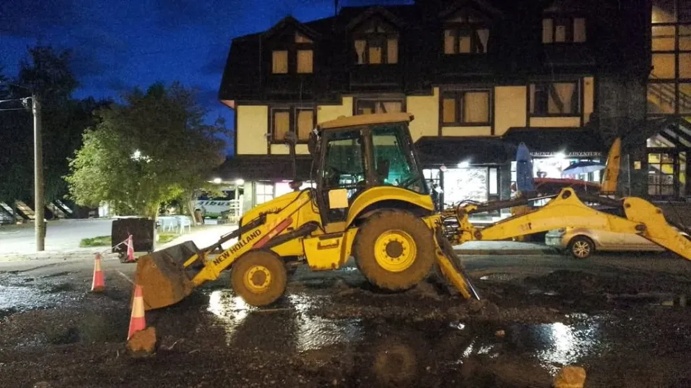Un corte de agua que afecta a gran parte de la localidad
