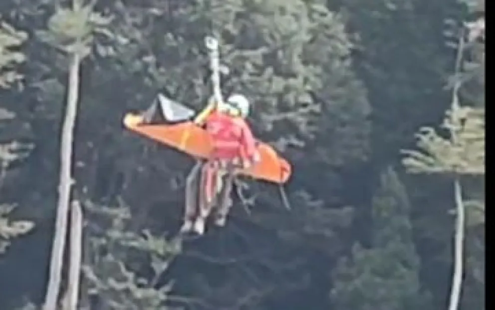 Así retiraron el cuerpo hallado en el Belvedere (video) 