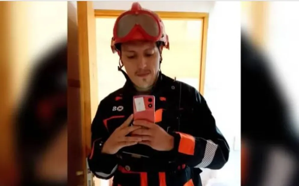 "Pude darle paz a una madre y un padre": el bombero que halló el cuerpo de Matías Vergara relató cómo fue el rescate en la montaña
