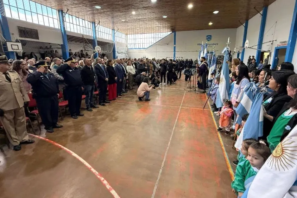 La Angostura celebró su 93° Aniversario con un acto sin anuncios resonantes y con reclamos sectoriales 