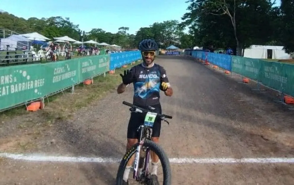 Ignacio Di Lorenzo volvió a brillar en el Mundial de MTB XCO: fue sexto en Cairns, Australia